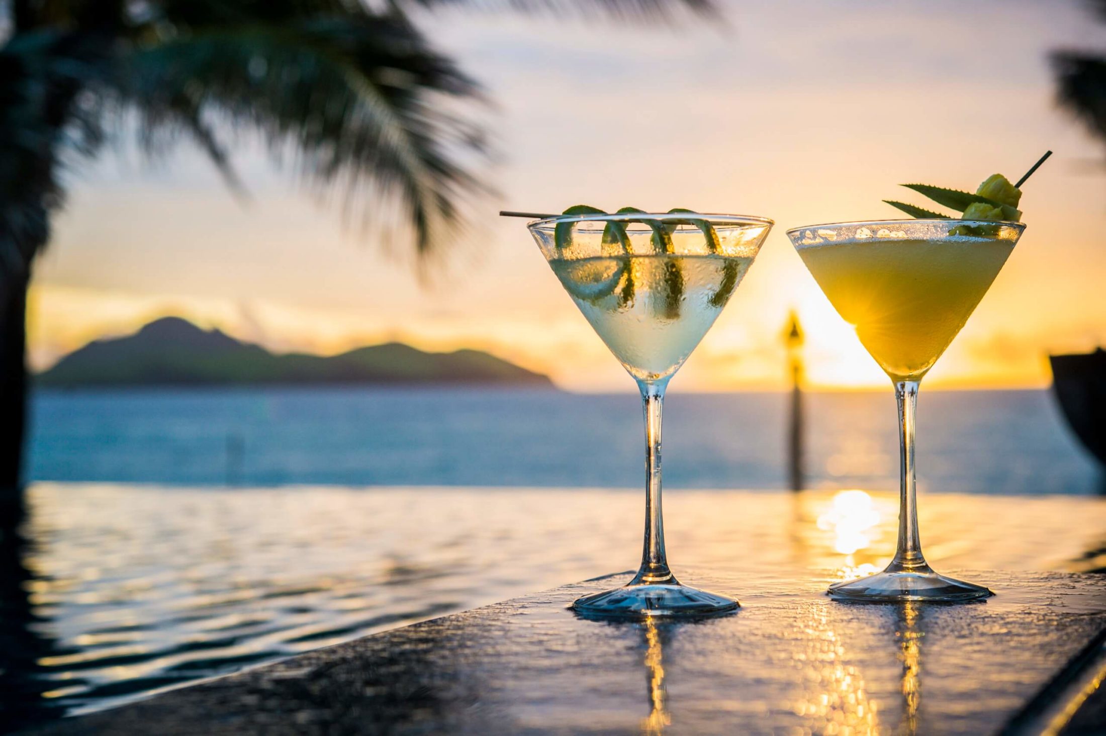 Romantic Sunset Cocktail